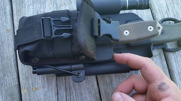 KYDEX sheath for ESEE 6 and ESEE 3 piggy back