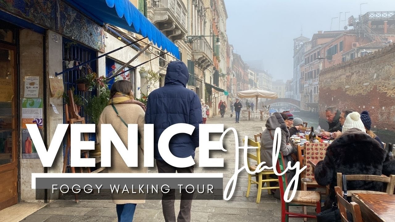 Venice, إيطاليا | canals | جولة مشي 4K
