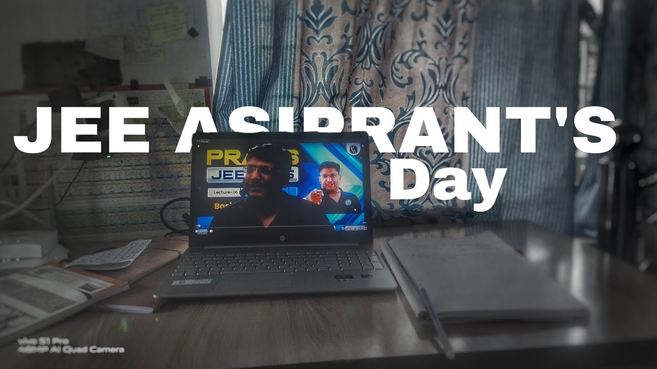 A Productive Day Of A JEE Dropper || Prayas JEE 2025 || - YouTube
