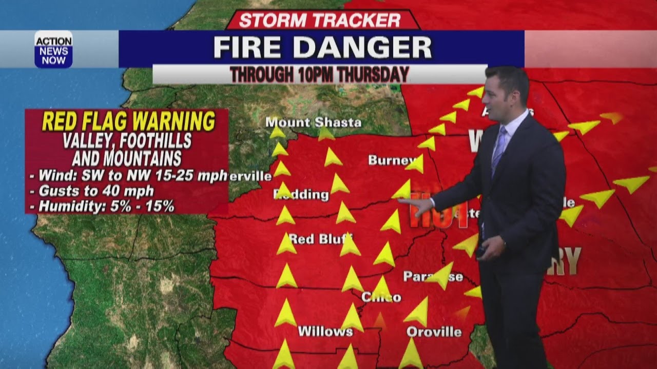 Storm Tracker Forecast: Dry & windy conditions drive high fire danger ...