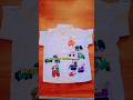 Fabric painting/ fabric design #shorts #fabricpainting