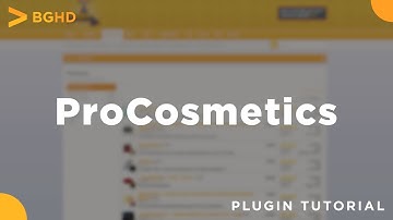 ProCosmetics - Plugin Tutorial/Overview