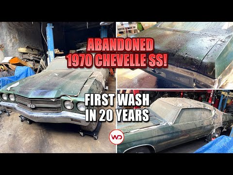 Abandoned 1970 Chevelle Ss Find! | First Wash In 20 Years! Satisfying Car Detailing Restoration