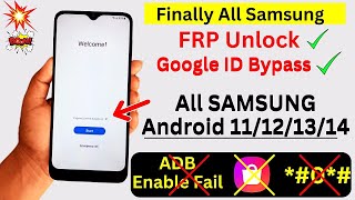 New Method!!! Samsung Android 12/13/14 FRP Bypass 2024 | Remove Google Account  Adb Fail  No *#0*#