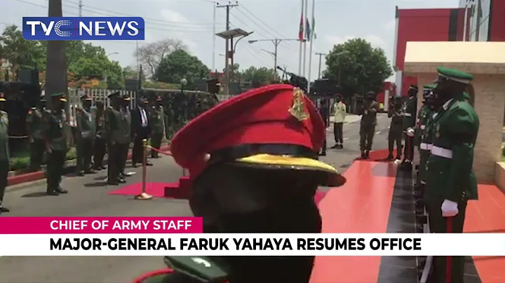 New Chief Of Army Staff, Major General Faruk Yahaya Resumes Office