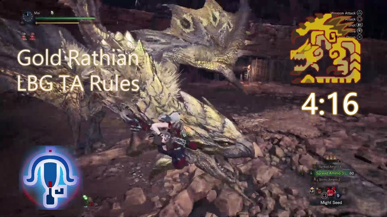 6 Special Arena Mr Gold Rathian By Mai Lbg Monster Hunter World Iceborne Leaderboards