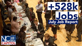 'What recession?': US employers add 528,000 jobs in July