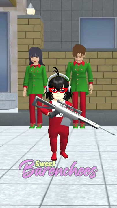 Baby Celine selamatkan Yuta Mio dari serangan tentara jahat #sakuraschoolsimulator #sakura #shorts