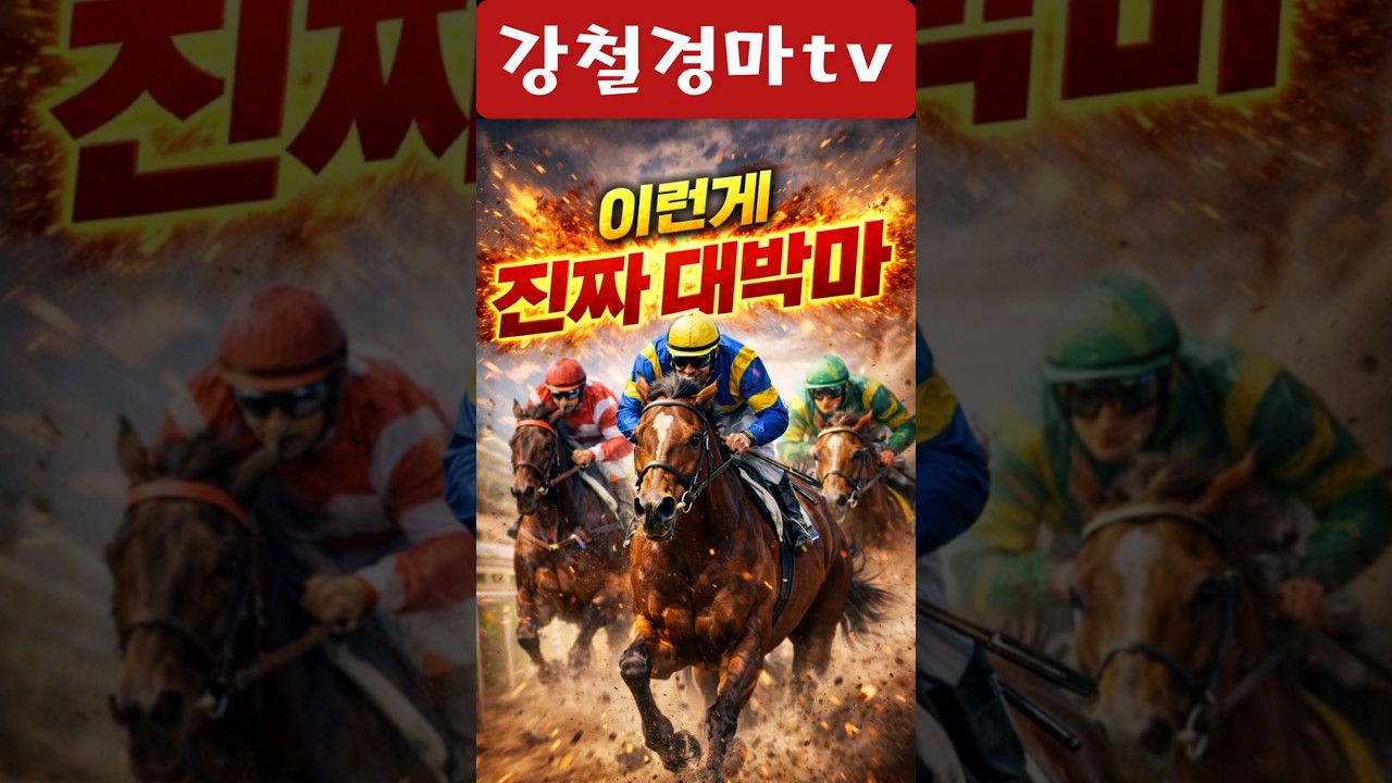 [경마고수] 이런게 진짜 대박마!_딱 네가지만 알면 대박난다 #경마#shorts#horse#강철경마#강철경마tv#적중의신#조교#불세출파이어#한국마사회#고배당#경마고수#경마장