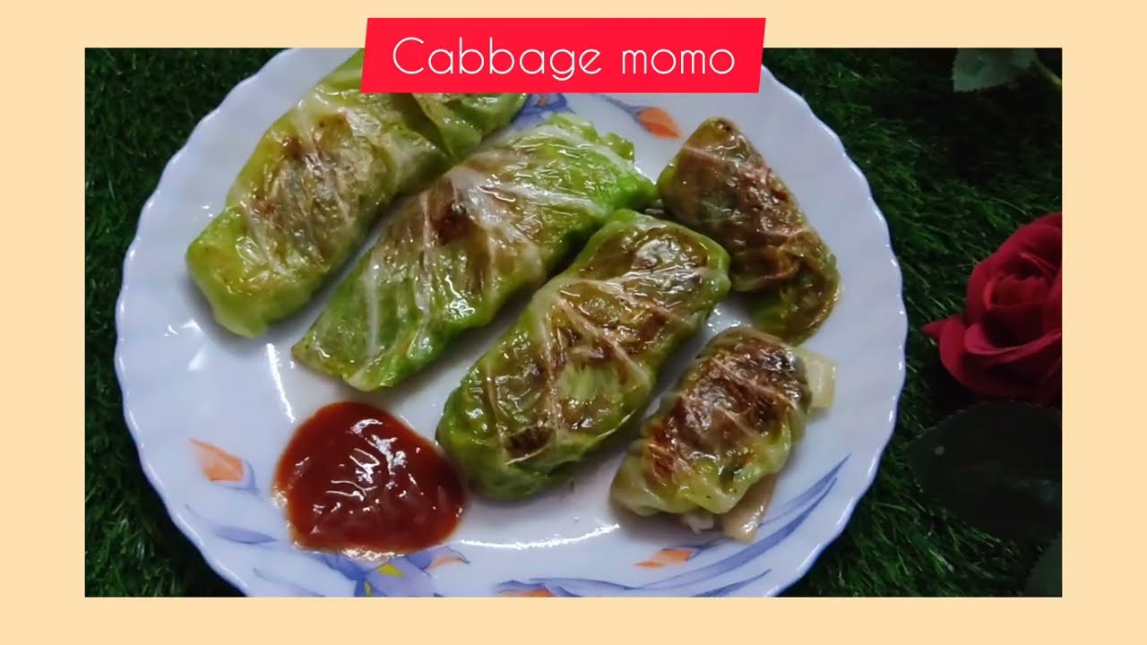 Cabbage momo #cooking #recipe #video #momo