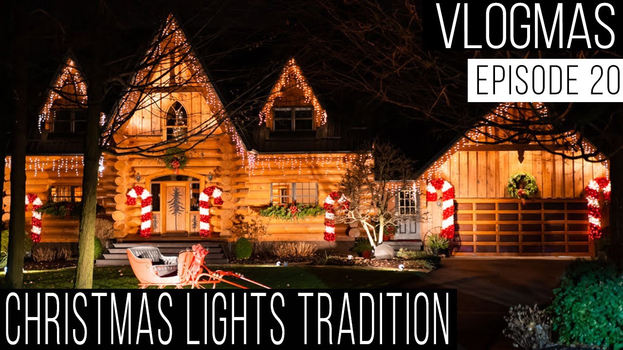 SEEING CHRISTMAS LIGHTS WITH KIDS OLD SCUGOG ROAD VLOGMAS 2018