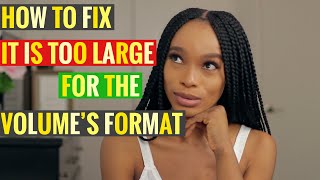 2020-how to fix:the item can't be copied because it is too large for the volume's format|valeen oseh