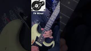Clean tone GROOVE Blues guitar solo // Intro licks ?
