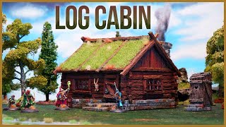 LOG CABIN for Wargaming, D&D, Frostgrave, Warhammer, AoS 🏠! MY FIRST HOUSE on the channel!