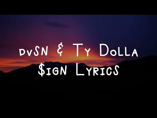 DVSN - Memories (lyrics)  ft. Ty Dolla $ign