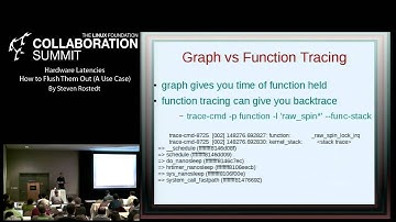 Collaboration Summit 2013 - Hardware Latencies: How to Flush Them Out