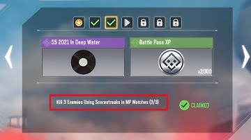 Kill 5 Enemies Using Scorestreaks in MP Matches Task Completed