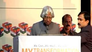 Dr. APJ Abdul Kalam on "Transforming Indians to Transform India"