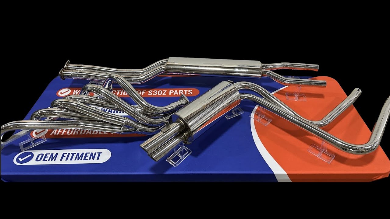 New Z432 Inspired Dual exhaust system for S30z 240z 260z and 280z