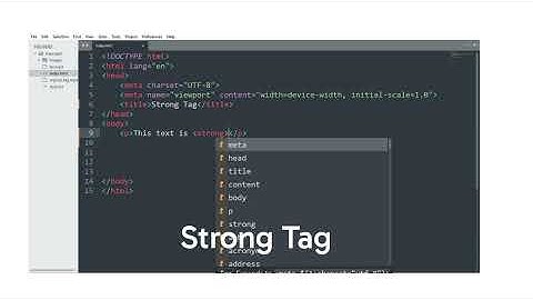 Strong Tag #coding #html #programming 