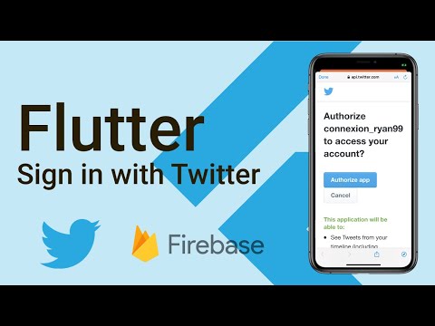 Flutter Twitter Sign In