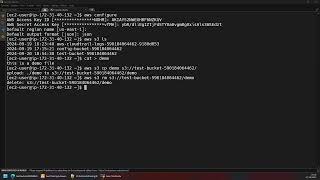 Labs - AWS CLI Operation with multiple commands