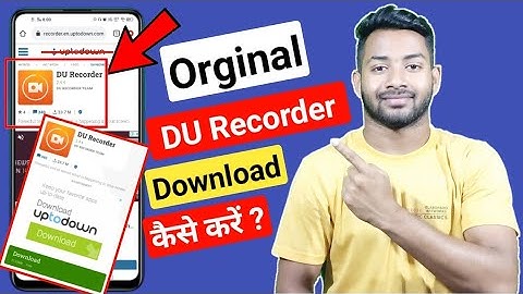 Orginal DU Screen Recorder Download Kaise Kare? How To Download DU Recorder App|DU Recorder Download