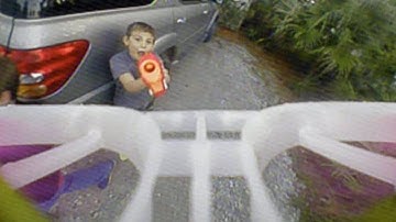 Flying the Tiny7 "Tiny Whoop" : Soccer, Nerf Guns, and Big Crashes!