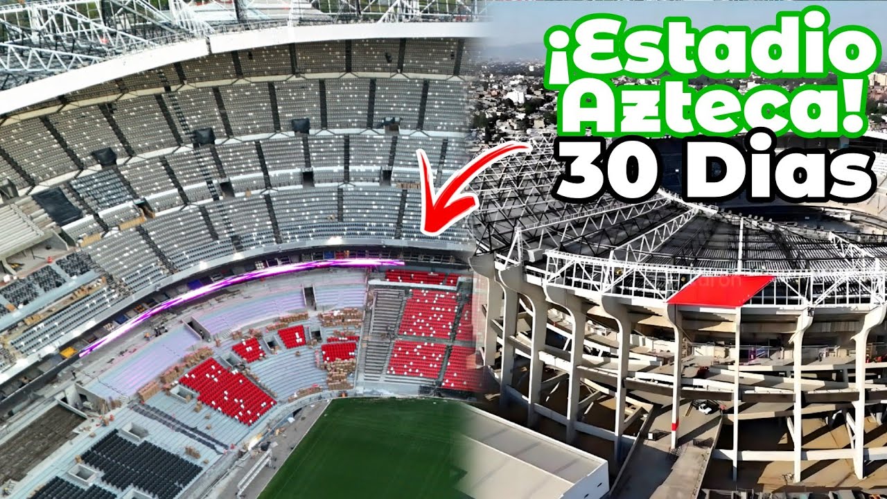 ¡Así se ve el ESTADIO AZTECA a 30 días de su INAUGURACIÓN! (Febrero 2026)