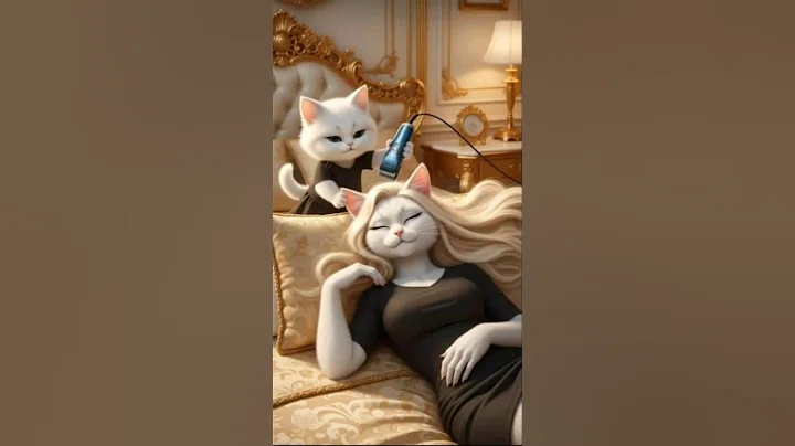 Video 11490811: cat washing kitten