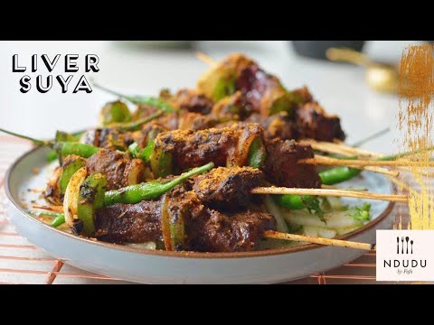 GRILLED LIVER RECIPE // how to spice Liver perfectly ✔️ Ndudu by Fafa