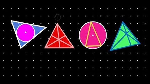 The 4 Centers of a Triangle - Incenter, Centroid, Orthocenter, and Circumcenter