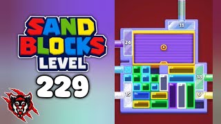 Sand Blocks Drop Puzzle Level 229 Game Walkthrough