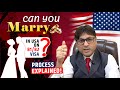💍 Can You Marry in USA on B1/B2 Visa? Process Explained! 🇺🇸 #youtube #youtubeshorts #usvisa #usa