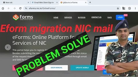 Eform in nic mail active (problem solved) NIC GOVT MAIL LOGIN 🔥🚨🔥🎯