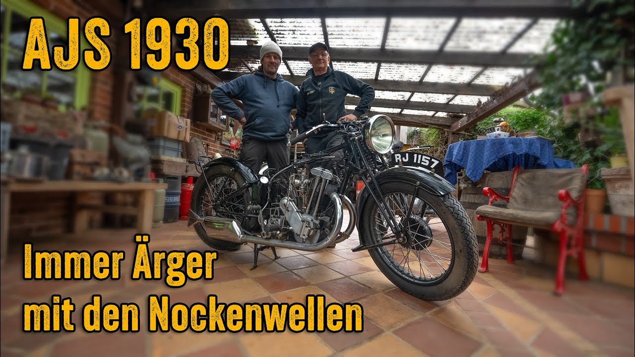 1931er AJS startet nach 90 Jahren – unglaubliches Gefühl! | Andis Funktionspunk