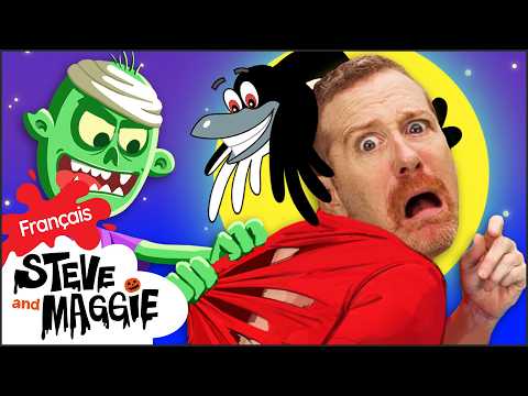 La maison hantée d’Halloween | Va t’en, monstre effrayant ! ET PLUS avec Steve et Maggie Français