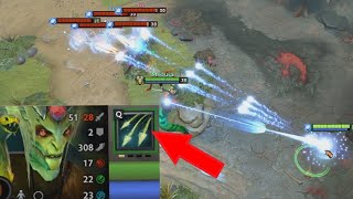 Medusa Split shot + wisp 25 lvl talent