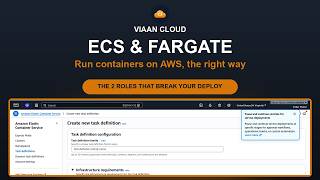 AWS ECS & Fargate Explained Simply: Run Containers + the 2 Roles That Break Your Deploy