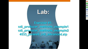 Context and Dependency Injection (CDI) Advanced (Java EE 6)