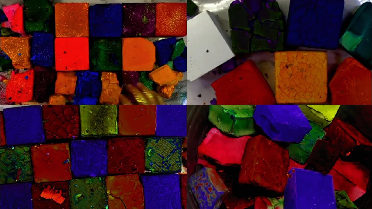 Most Dusty dyed Gym Chalk /crispy vibrant dyed Gym Chalk/@asmrcloud ...