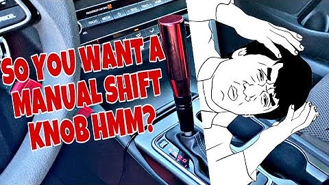 Swapping Your Automatic Shift Knob for a Manual Shift Knob (SOO EASY!!) [SickSpeed Adapter]