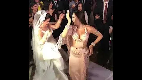 Belly dancer in a wedding