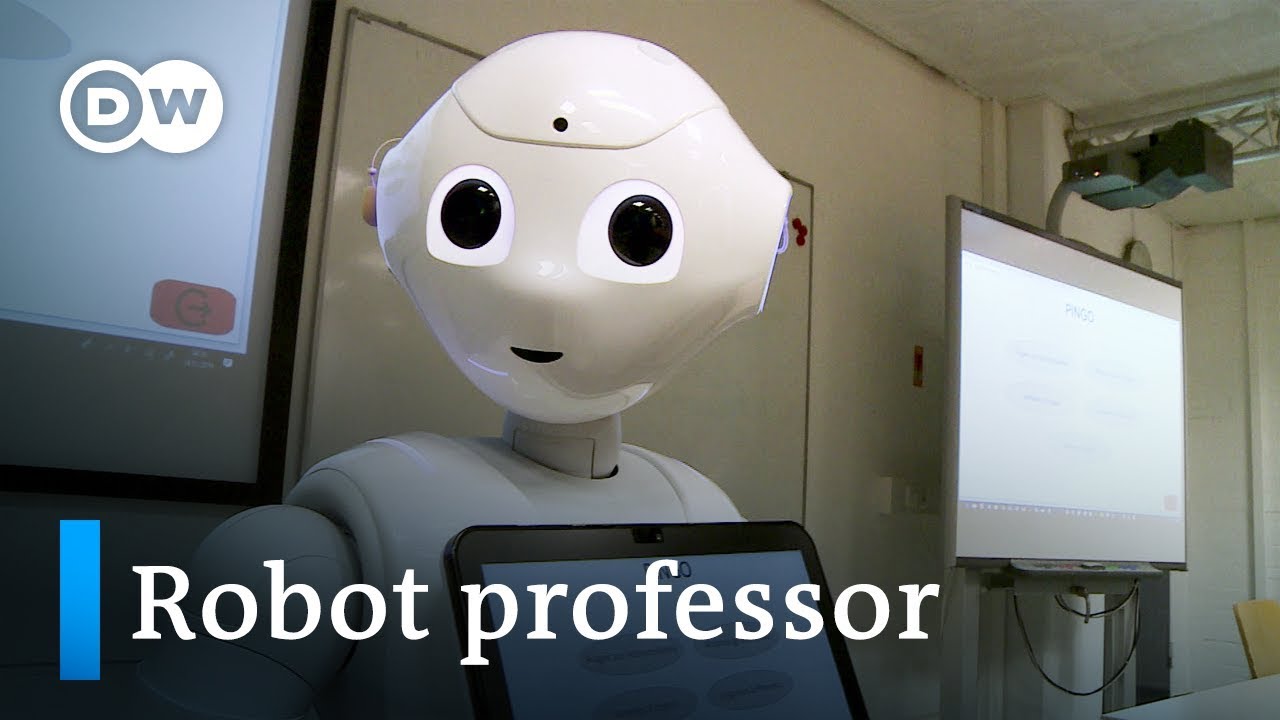 implicitly แปลว่า 2022 New Meet Germany's first robot lecturer | DW Documentary