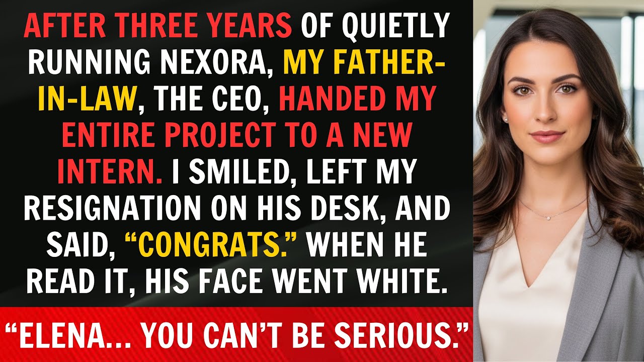 My CEO Gave My Project to a Rookie… I Quit and Everything Fell Apart