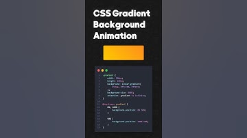 CSS Gradient Background Animation | #shorts