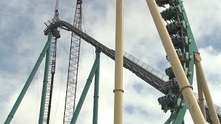 Mako Roller Coaster Tops-Off At Seaworld Orlando