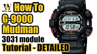 G-9000 Mudman - module 3031 - tutorial on how to setup and use ALL the functions!!
