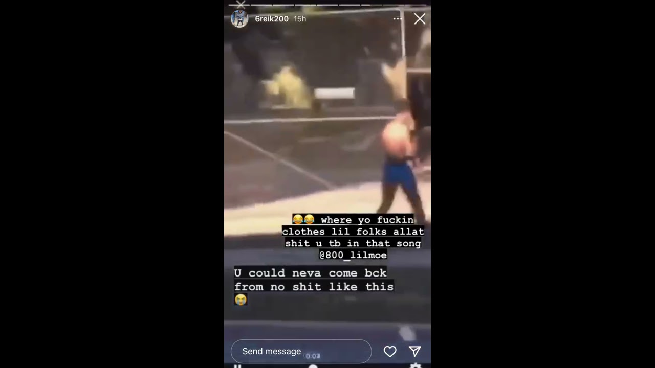 Tw Lil Tae Makes 800 Moe Strip Run Down The Block