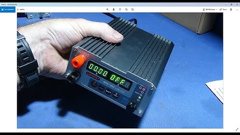GOPHERT NPS -1602 Digital Power Supply Unit 0-60V  0-3A Review.